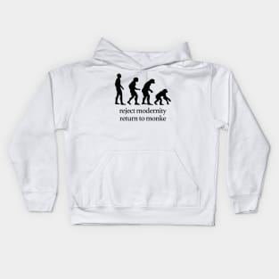 Return to monke Kids Hoodie